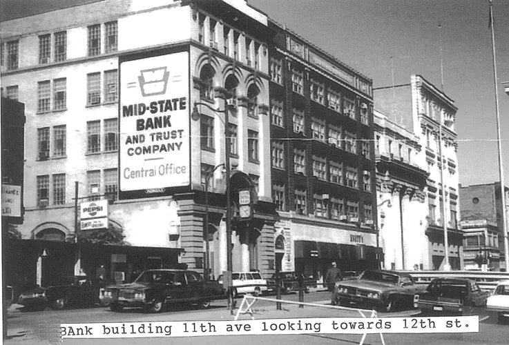 Yesteryear-1960s downtown Altoona Mid State Bank